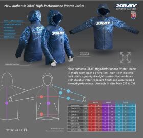 XRAY Winterjacke (XXL) / XRA396501XXL