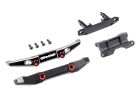 TRAXXAS Bumper v+h Alu schwarz / TRX9735X