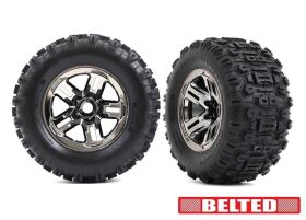 TRAXXAS Sledge Slegdehammer BELTED Reifen auf Felge...