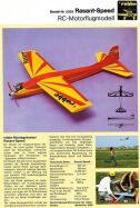 Robbe Modellsport Rasant SPEED Verbrenner Jubiläumsausgabe Aktion SVR mit 1:1 Nachdruck des Originalplans aus den 70er Jahren / 9785083+9791327