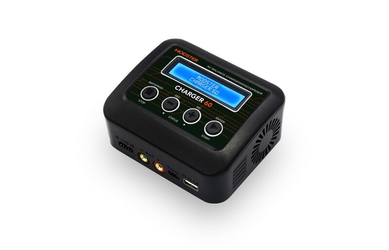 MODSTER Ladegerät AC MODSTER 60 Charger LiPo 2-4S 6A 60W / MD10062