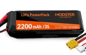 MODSTER LiPo Pack 3S 11,1V 2200 mAh 30C (XT60) MODSTER...