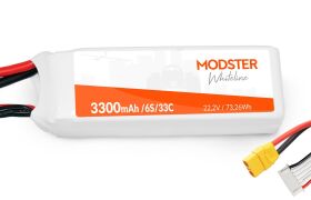 MODSTER LiPo Pack 6S 22,2V 3300mAh 45C (XT90) MODSTER...
