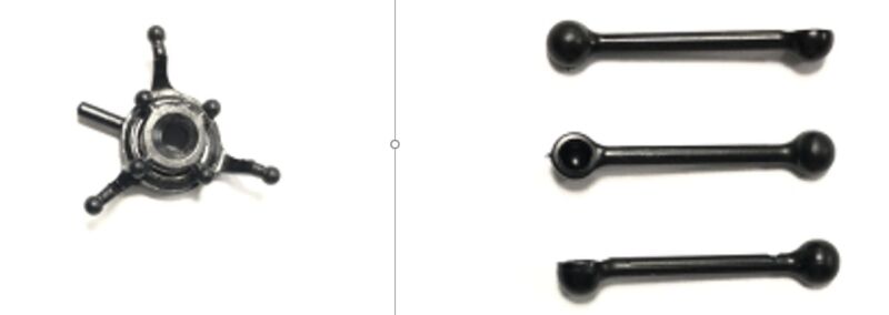 MODSTER BO 105: Taumelscheibe und Steuerstangen / MD11410