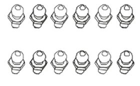 MODSTER Kugelbolzen Schraube / MD10529