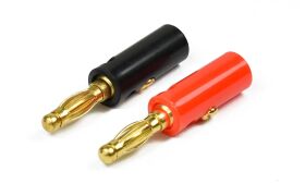 MODSTER Bananenstecker rot/schwarz mit 4mm...