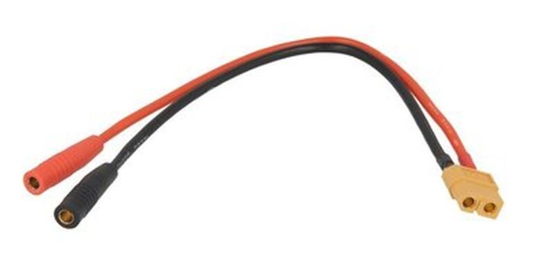 MODSTER Ladekabeladapter XT60 auf 4mm Buchse (passend für MODSTER Duo Charger 600) / MD11214