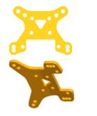 MODSTER Mini Cito/Dasher: Dämpferbrücke vorne/hinten / MD11320