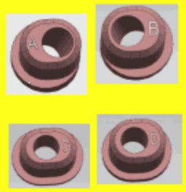 MODSTER Mini Dasher: Querlenkerpinhalterungen / MD11505