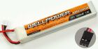 WELLPOWER Lipo Akku ULTIMA 1000 mAh / 7,4V Volt 2S "Slim" 20/40C Graupner/JR Stecker / 9788328