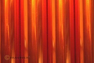 Oracover BÃ¼gelfolie Oralight light transparent orange (2 Meter) / X3102