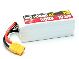 RED POWER LiPo Akku XT 5000 - 18,5V / 15457