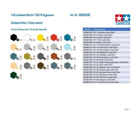 TAMIYA 1:48 Lockheed Martin F-16C/N Aggressor / 300061106