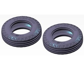 TAMIYA BB-01 Rillenreifen Rough Ride vo. (2) / 300051716