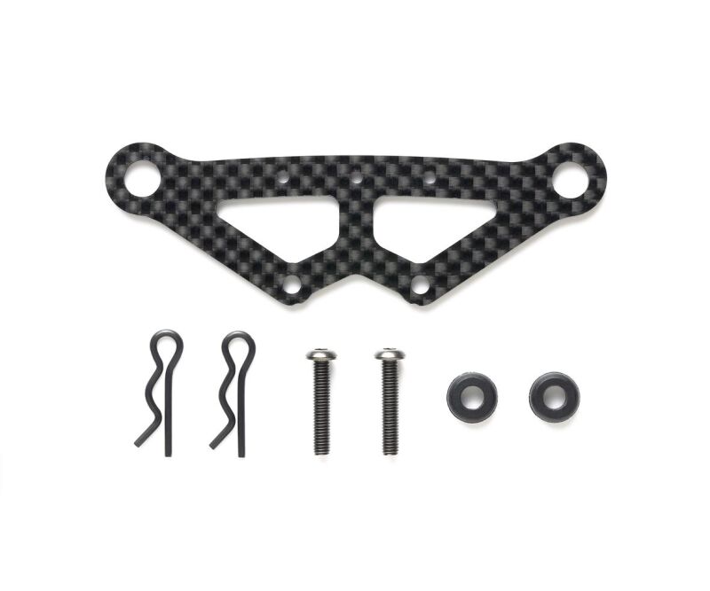 TAMIYA XV-02 Carbon Stoßfängerhalter / 300022073