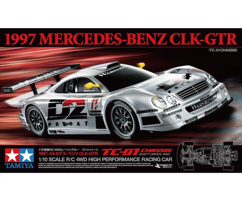 TAMIYA 1:10 RC MB CLK-GT-R 1997 TC-01 / 300058731