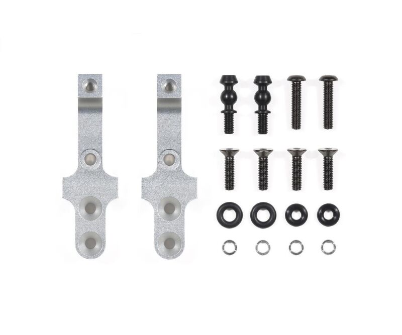 TAMIYA BB-01 Alu Dämpferhalter vorne (2) silber / 300022088