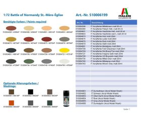 ITALERI 1:72 Battle of Normandy St.-Mère-Église / 510006199
