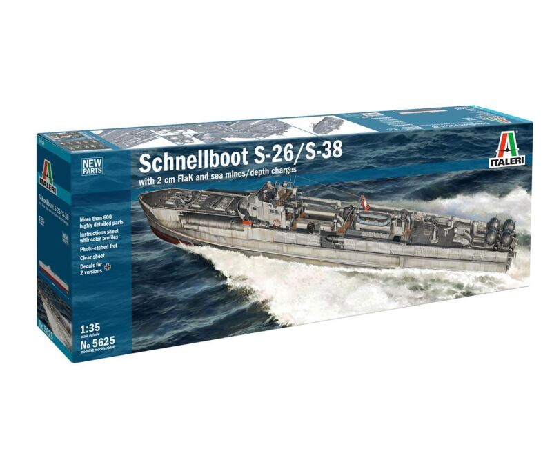 ITALERI 1:35 Schnellboot S-26 / S-38 / 510005625