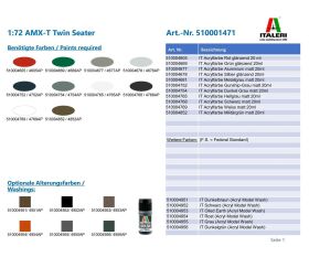 ITALERI 1:72 AMX-T Twin Seater / 510001471