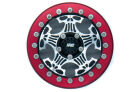 HRC Racing Felgen 1/10 Crawler 1.9 12mm Hex Aluminium Skull Beadlock Rot (4 Stk.) / HRC65161R