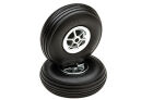 DU-BRO Flugzeugteile 2.25 Dia Chrome Wheel (1 each per card) / DUB225TC