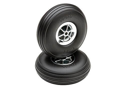 DU-BRO Flugzeugteile 2.75 Dia Chrome Wheel (1 each per card) / DUB275TC