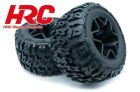 HRC Racing Ersatzteil Scrapper Reifen auf Felge 12mm (2 Stück) / HRC15-P289