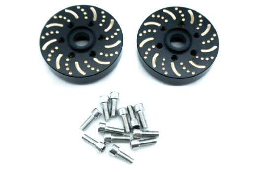 HRC Racing Felgen Teil 1/10 Crawler Achsen Gegengewicht 6 Löcher 9mm Bremse für HRC65162 (2) / HRC65162Z