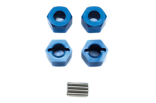 HRC Racing Tuningteil Scrapper Aluminium Offset wheel Sechskantmitnehmer (4 pcs) blue / HRC15-X017BL-O