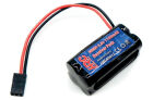 HRC Racing Akku 4 Zellen AAA HRC 1100 Empfänger Akku 4.8V 1100mAh Block JR Stecker / HRC05411S