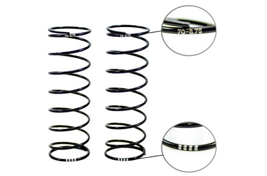 Ultimate Racing Option Part vorne Shock Spring 70mm 1.6/8.75T (4 Dots) (2pcs) / UR1771-875