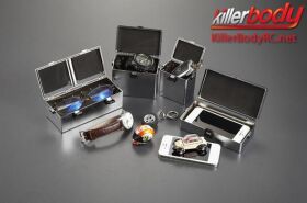 KillerBody Karosserie Zubehör 1/10 Zubehör Scale Schachtel aus Plastik 90x50x75mm / KBD48435