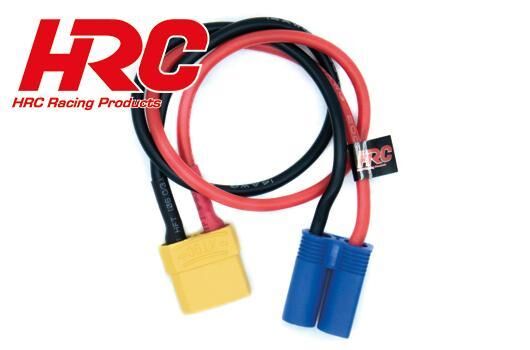 HRC Racing Ladekabel XT90 (F) to EC5 Akku Stecker 300mm Gold / HRC9608X9