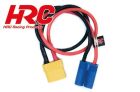 HRC Racing Ladekabel XT90 (F) to EC5 Akku Stecker 300mm Gold / HRC9608X9
