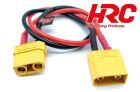 HRC Racing Ladekabel XT90 (F) to XT90 Akku Stecker 300mm Gold / HRC9609X9