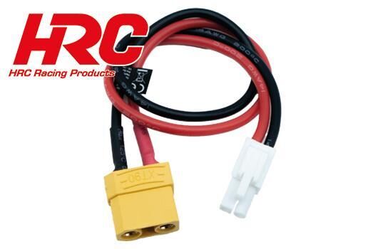 HRC Racing Ladekabel XT90 (F) to Mini Tamiya Akku Stecker 300mm Gold / HRC9612X9