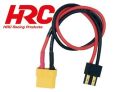 HRC Racing Ladekabel XT90 (F) to TRX Akku Stecker 300mm Gold / HRC9615X9