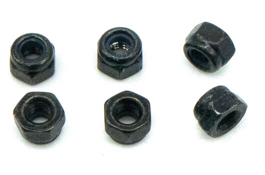 HRC Racing Ersatzteil Dirt Striker & Scrapper Nyion Sicherungsmutter M3 (6 Stück) / HRC15-P164