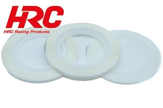 HRC Racing Feines Liniendekor-Klebeband 2.0mm x 15m Weiss (15m) / HRC5062WH20