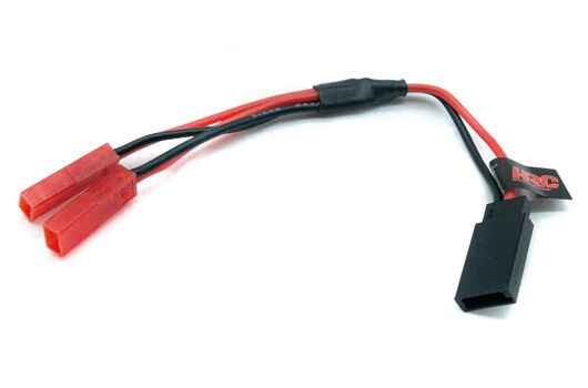 HRC Racing Adapter fuer 2 Ventilatoren in Parallel JR Maennchen zu 2x BEC Weibchen / HRC9191B