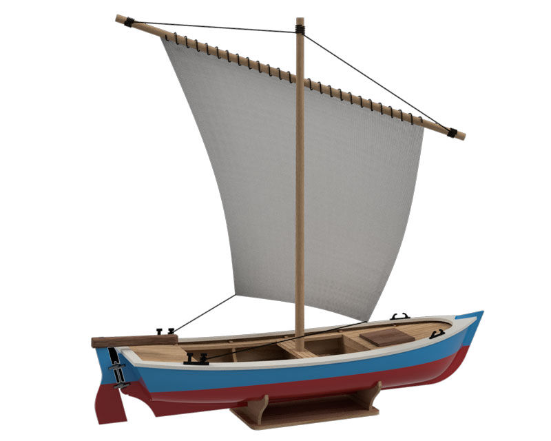 TÜRKMODEL KRICK Segelboot 1:35 Bausatz / 24573
