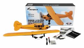 AMEWI / Piper J-3 Cup mit Gyro 3-Kanal BNF gelb / 24142