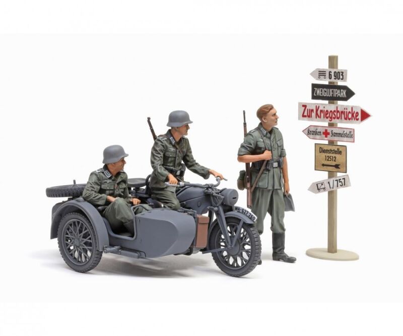 TAMIYA 1:35 Dt. Seitenwagengespann KS600 (3) / 300035384