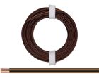 Donau Elektronik 325-818 - Drillingslitze 0,25 mm² / 5 m dunkelbraun-schwarz-hellbraun