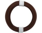 Donau Elektronik 118-8-D - Kupferschalt Litze  0,14 mm² / 10 m / dunkelbraun
