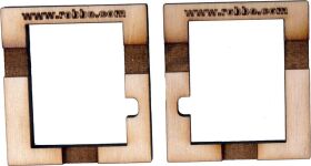 Robbe Modellsport CNC SERVORAHMEN FS 124 BB MG HV (1 PAAR) / 91253000