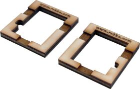 Robbe Modellsport CNC SERVORAHMEN FS 124 BB MG HV (1 PAAR) / 91253000