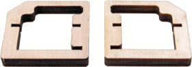 Robbe Modellsport CNC SERVORAHMEN FS 151 BB MG (1 PAAR) / 91073000
