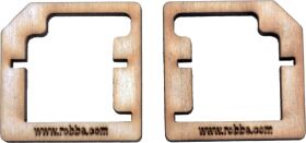 Robbe Modellsport CNC SERVORAHMEN FS 151 BB MG (1 PAAR) / 91073000